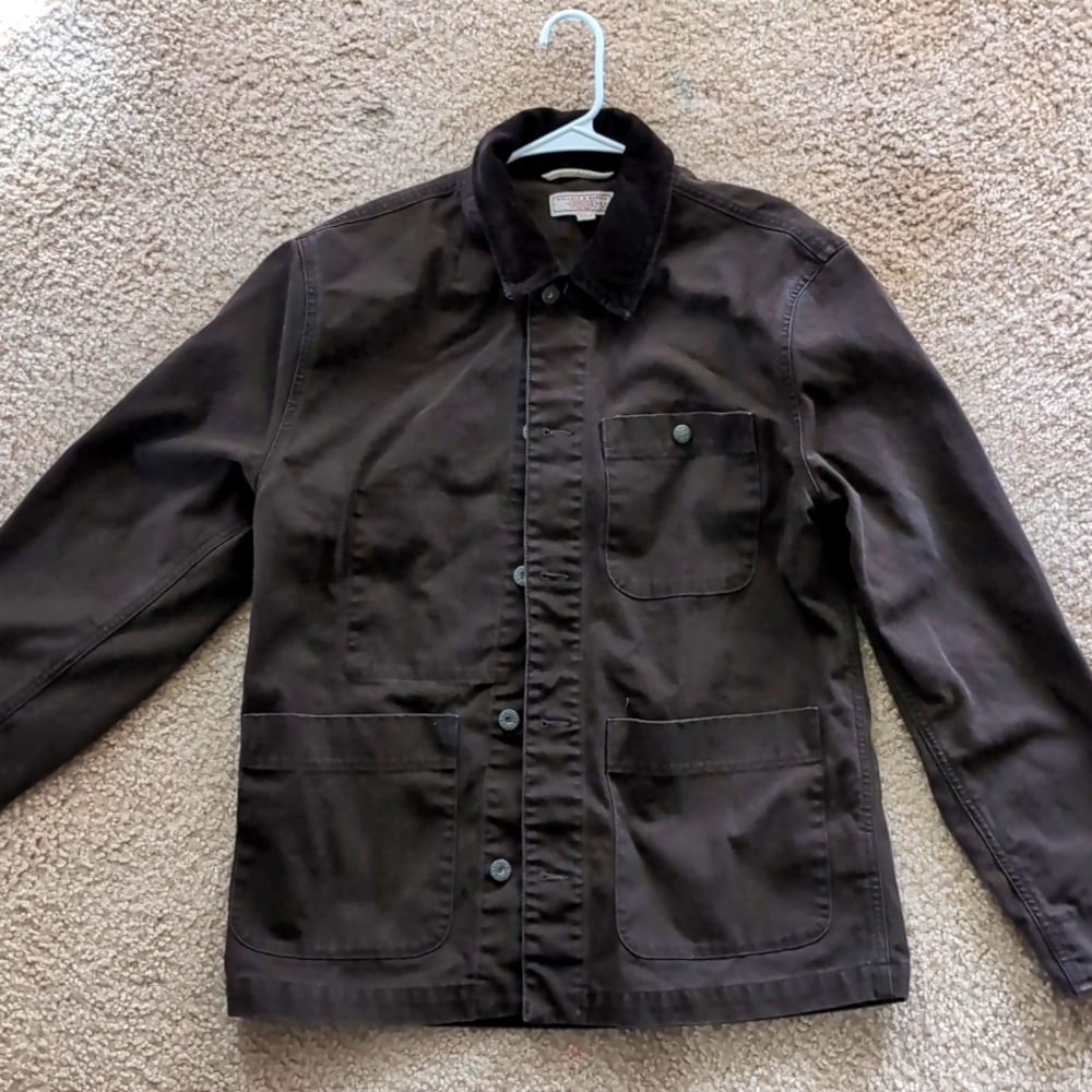 Wallace & Barnes brown chore jacket